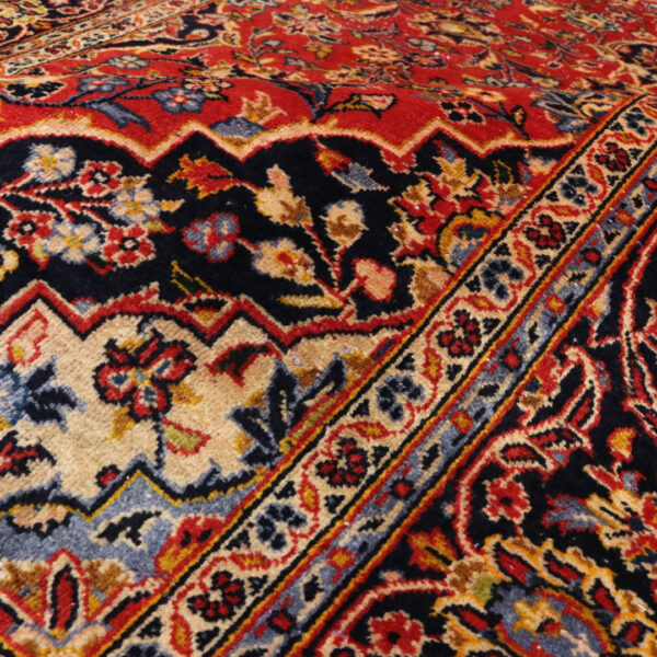 قالیچه دستبافت وینتیج کاشان (139×205) سانتیمتر-2