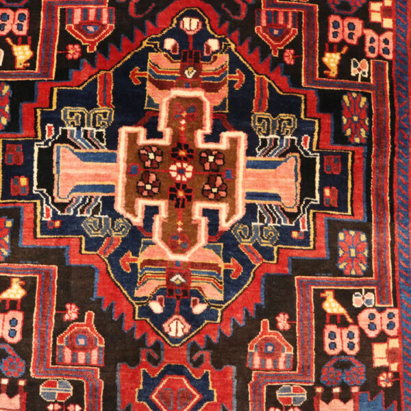 قالیچه دستبافت نهاوند (155×217) سانتیمتر-6