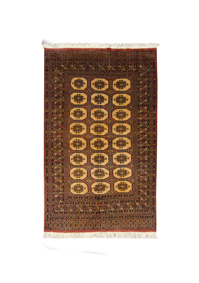 قالیچه دستبافت ترکمن پاکستان (118×192) سانتیمتر-1