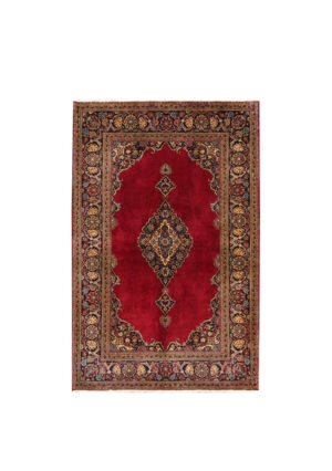 قالیچه دستبافت آنتیک کاشان (137×211) سانتیمتر-1