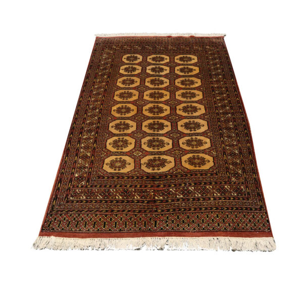 قالیچه دستبافت ترکمن پاکستان (118×192) سانتیمتر-4