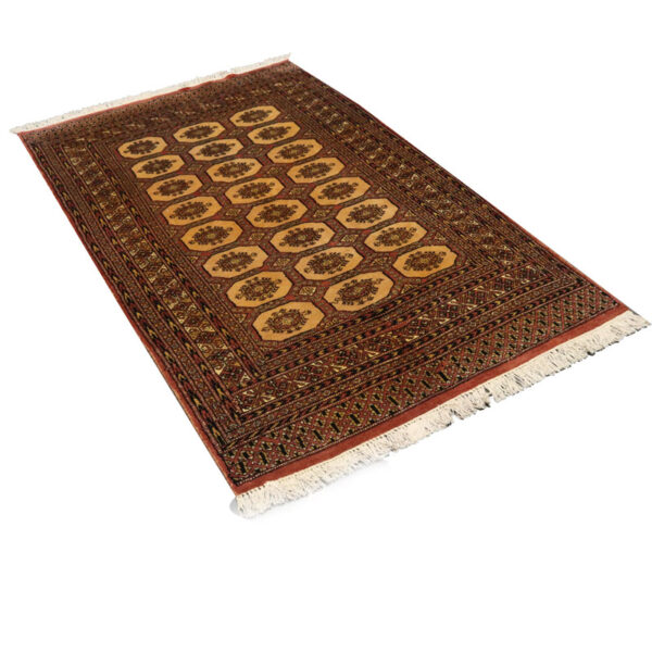 قالیچه دستبافت ترکمن پاکستان (118×192) سانتیمتر-3