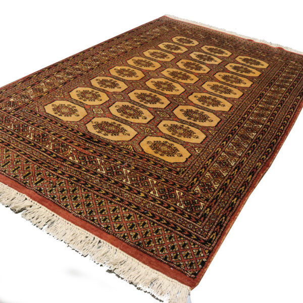 قالیچه دستبافت ترکمن پاکستان (118×192) سانتیمتر-8