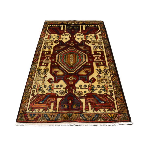 قالیچه دستبافت آذربایجان (107×191) سانتیمتر-3