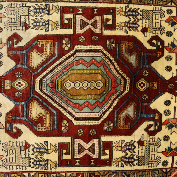 قالیچه دستبافت آذربایجان (107×191) سانتیمتر-5