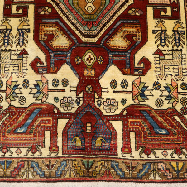 قالیچه دستبافت آذربایجان (107×191) سانتیمتر-6