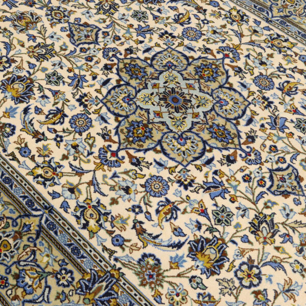 قالیچه دستبافت کرک کاشان (131×225) سانتیمتر-5