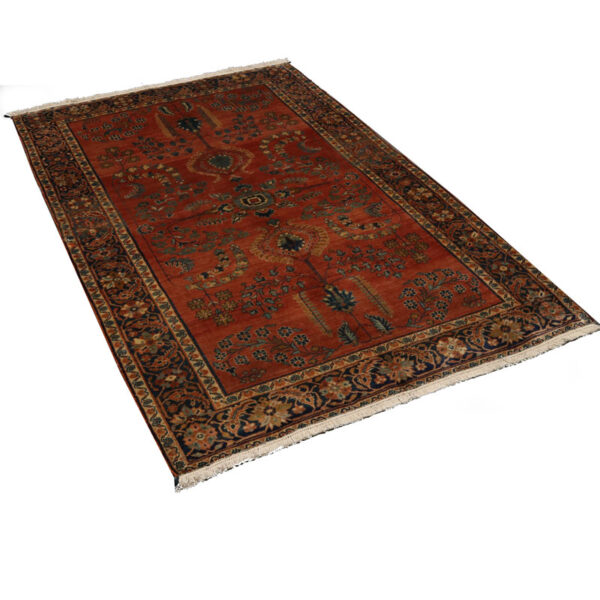 قالیچه دستبافت آنتیک کاشان (130×197) سانتیمتر-4
