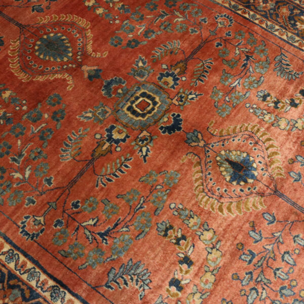 قالیچه دستبافت آنتیک کاشان (130×197) سانتیمتر-5