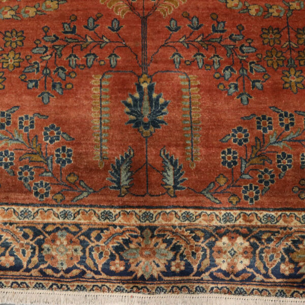 قالیچه دستبافت آنتیک کاشان (130×197) سانتیمتر-7