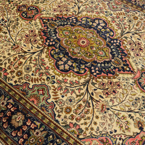 قالیچه دستبافت قم(146×200) سانتیمتر-5