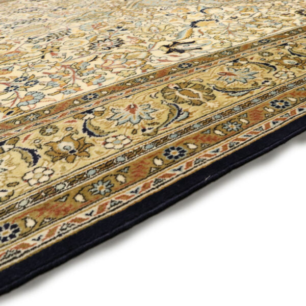 قالیچه دستبافت قم گل ابریشم (138×213) سانتیمتر-9