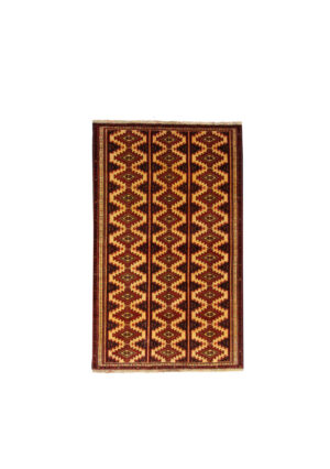 قالیچه دستبافت ترکمن (116×197) سانتیمتر-1