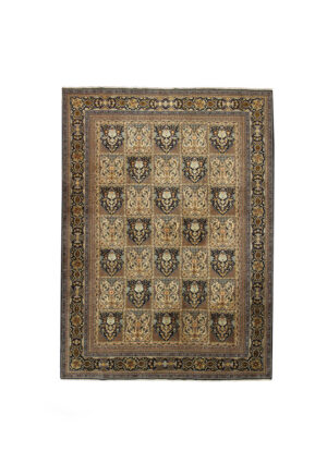 فرش دستبافت آنتیک قم (234×319) سانتیمتر-1