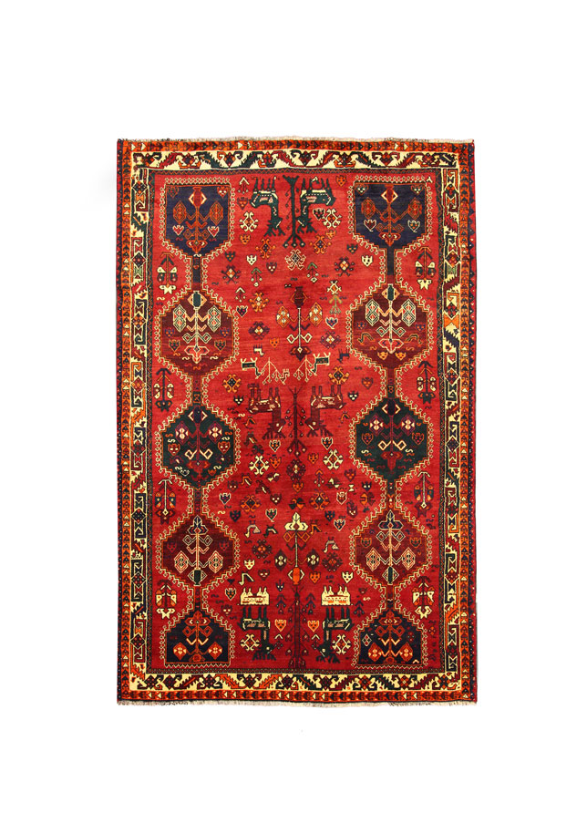قالیچه دستبافت شیراز (192×302) سانتیمتر-1