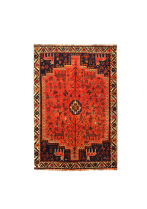 قالیچه دستبافت شیراز (156×241) سانتیمتر-1