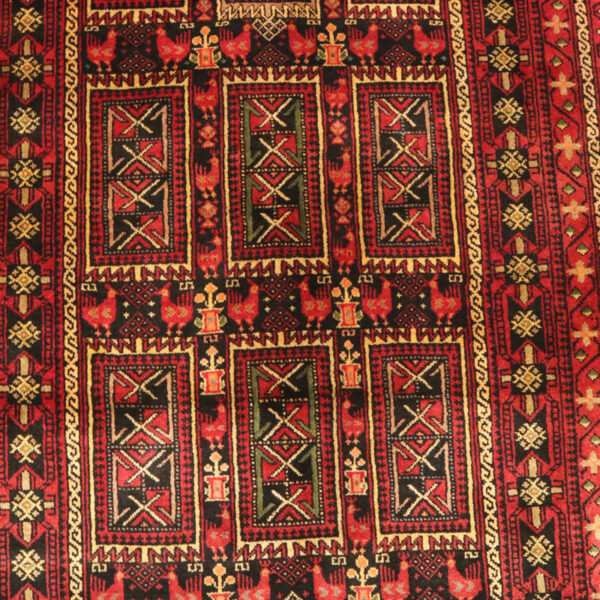 قالیچه دستبافت بلوچ (105×207) سانتیمتر-6