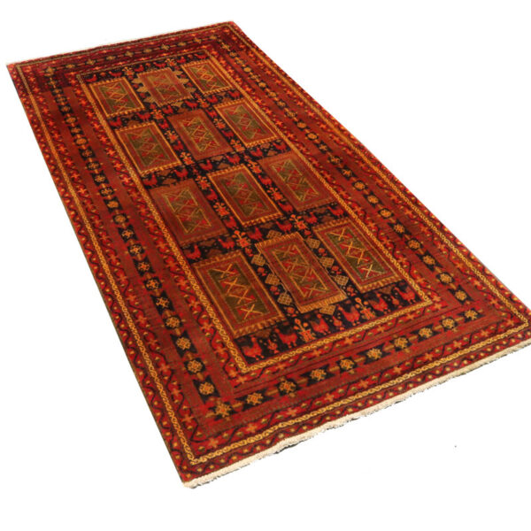 قالیچه دستبافت بلوچ (105×205) سانتیمتر-4