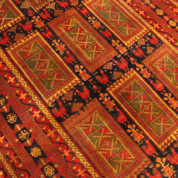 قالیچه دستبافت بلوچ (105×205) سانتیمتر-5