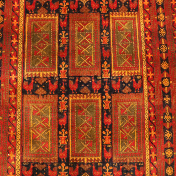 قالیچه دستبافت بلوچ (105×205) سانتیمتر-6