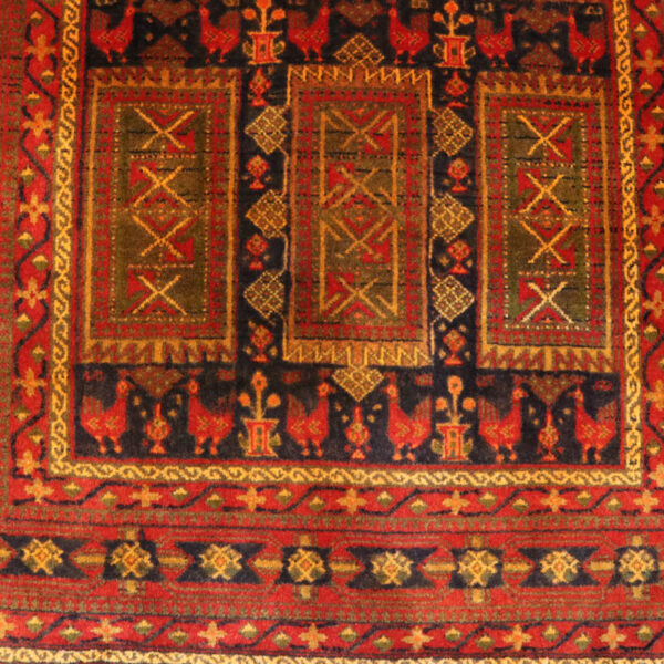 قالیچه دستبافت بلوچ (105×205) سانتیمتر-7
