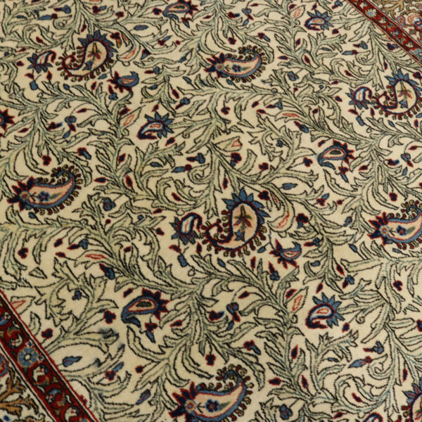 قالیچه دستبافت قم (138×214) سانتیمتر-5