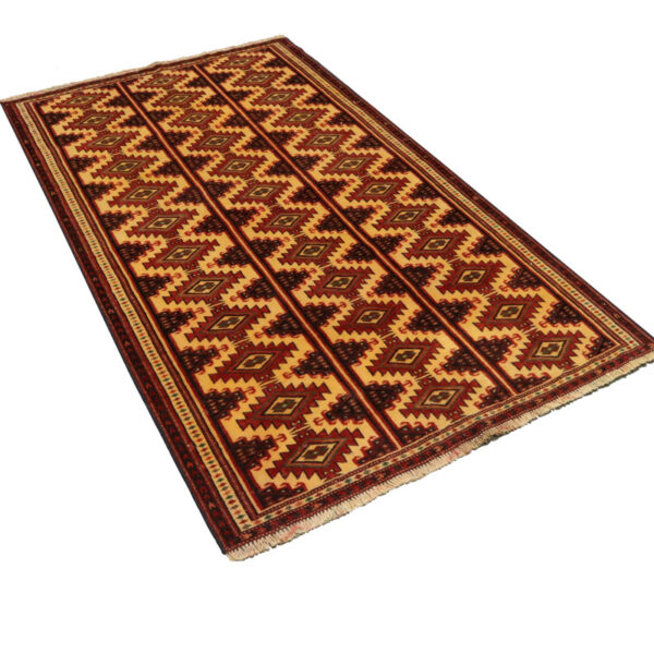 قالیچه دستبافت ترکمن (116×197) سانتیمتر-4