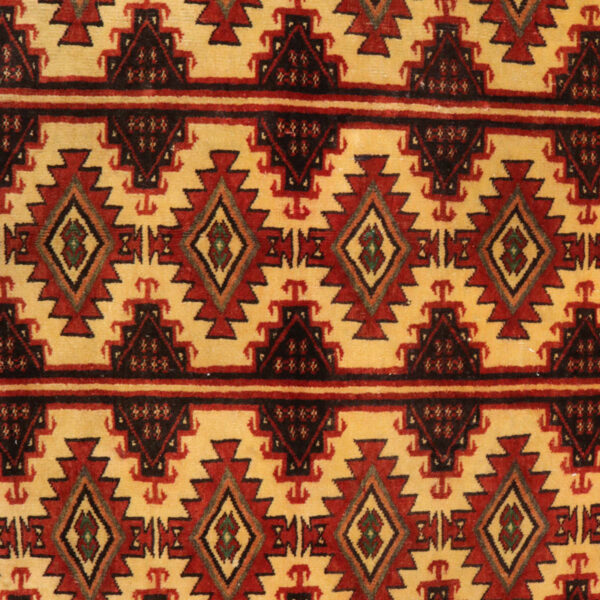 قالیچه دستبافت ترکمن (116×197) سانتیمتر-6