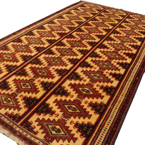 قالیچه دستبافت ترکمن (116×197) سانتیمتر-8