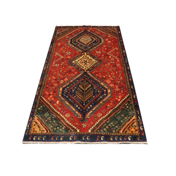 قالیچه دستبافت شیراز(129×249) سانتیمتر-3