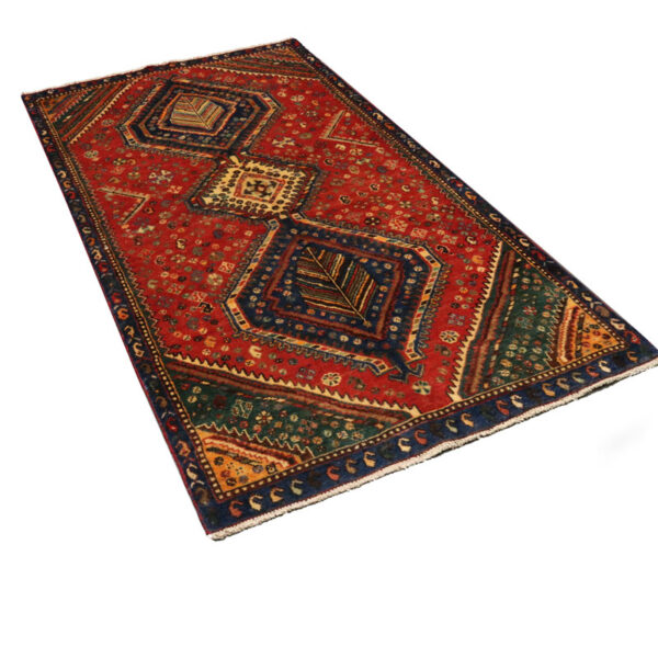 قالیچه دستبافت شیراز(129×249) سانتیمتر-4