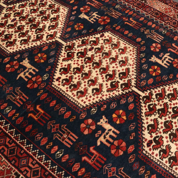 قالیچه دستبافت شهسون ساوه (160×304) سانتیمتر-5