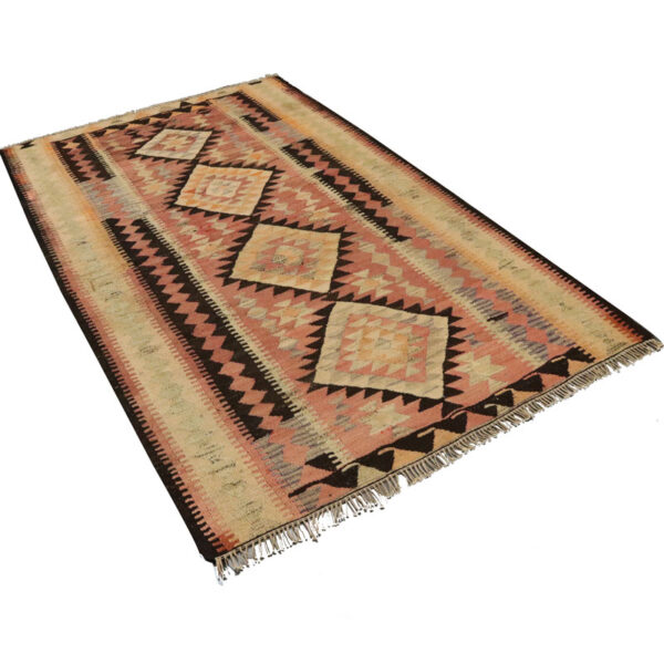 قالیچه دستبافت گلیم فارس (138×226) سانتیمتر-4