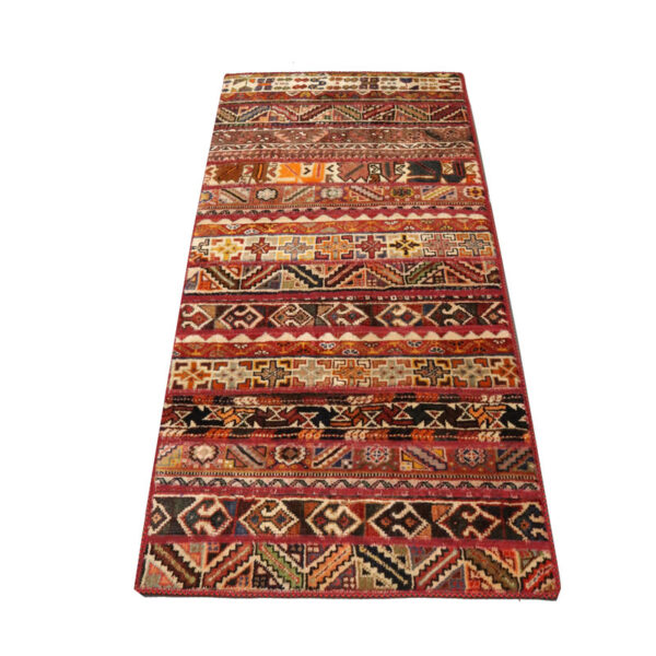 قالیچه تیکه دوزی فارس (80×167) سانتیمتر-3