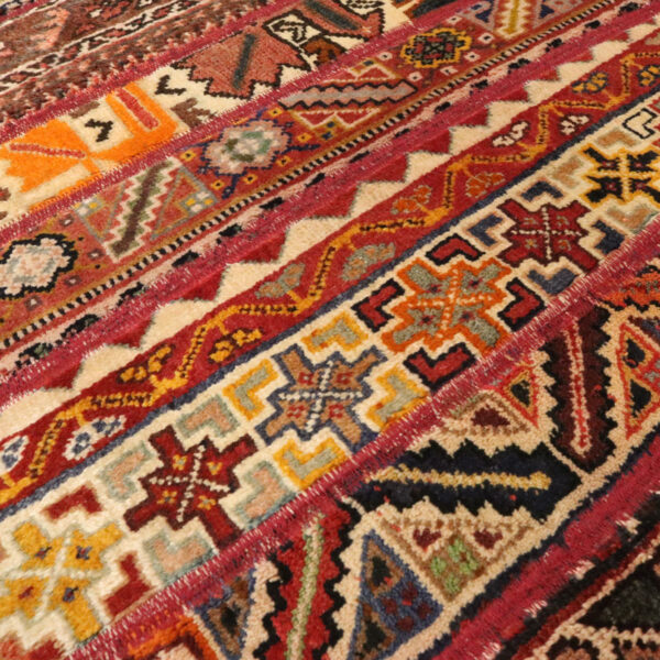 قالیچه تیکه دوزی فارس (80×167) سانتیمتر-5