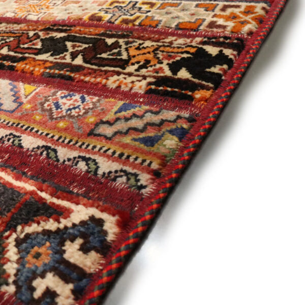 قالیچه تیکه دوزی فارس (80×167) سانتیمتر-7