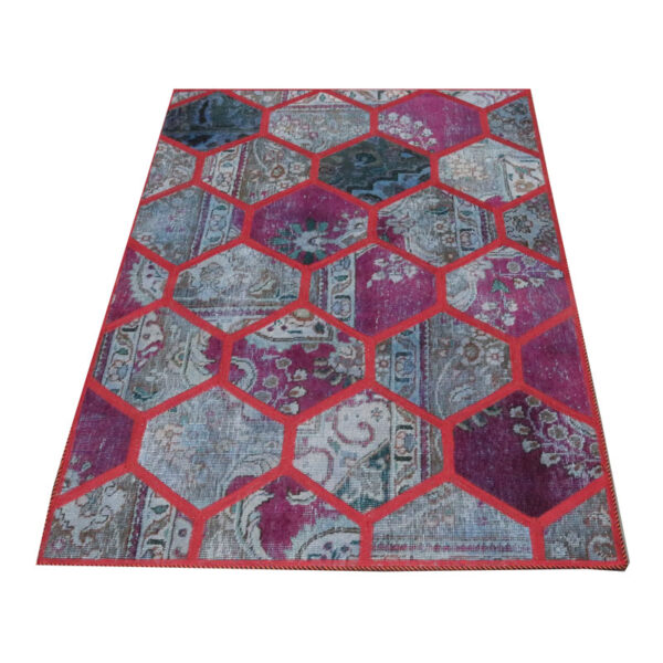 قالیچه تیکه دوزی فارس (106×140) سانتیمتر-3