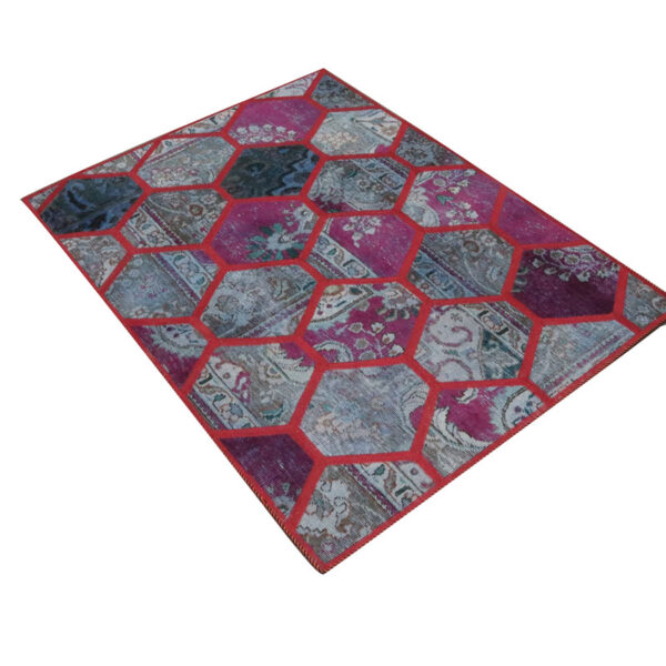 قالیچه تیکه دوزی فارس (106×140) سانتیمتر-4