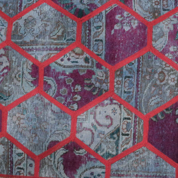 قالیچه تیکه دوزی فارس (106×140) سانتیمتر-2