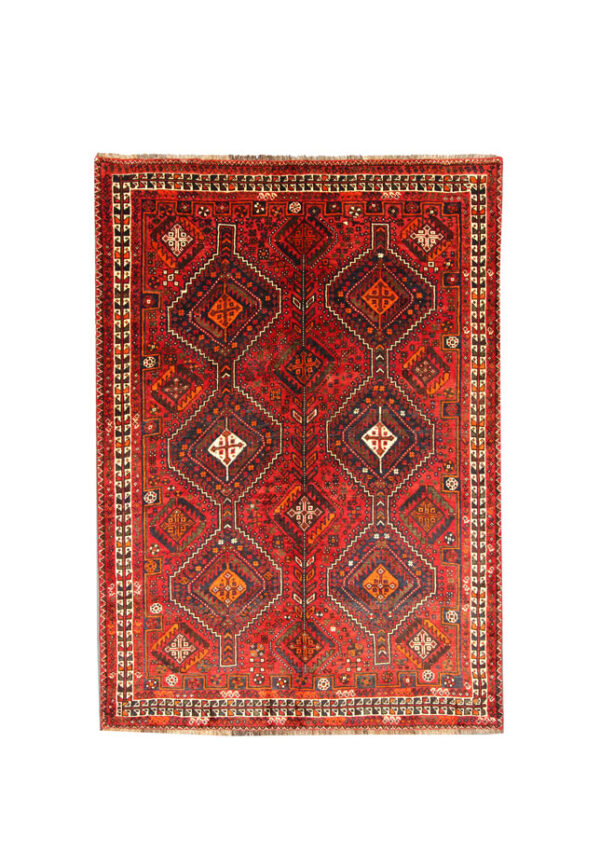 قالیچه دستبافت شیراز (188×263) سانتیمتر-1