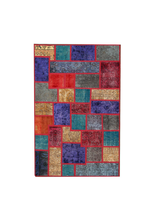 قالیچه تیکه دوزی فارس (113×176) سانتیمتر-1