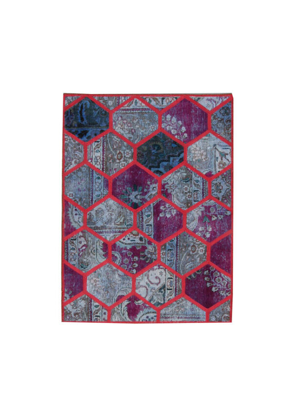 قالیچه تیکه دوزی فارس (106×140) سانتیمتر-1