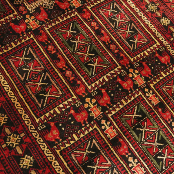 قالیچه دستبافت بلوچ (1305×207) سانتیمتر-5