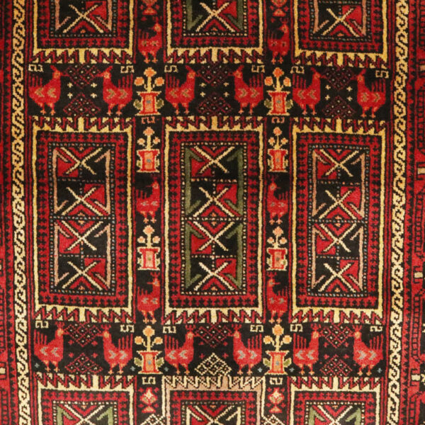 قالیچه دستبافت بلوچ (1305×207) سانتیمتر-6