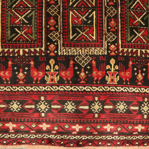 قالیچه دستبافت بلوچ (1305×207) سانتیمتر-7