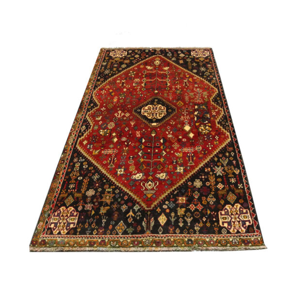 قالیچه دستبافت قشقایی (122×235) سانتیمتر-4
