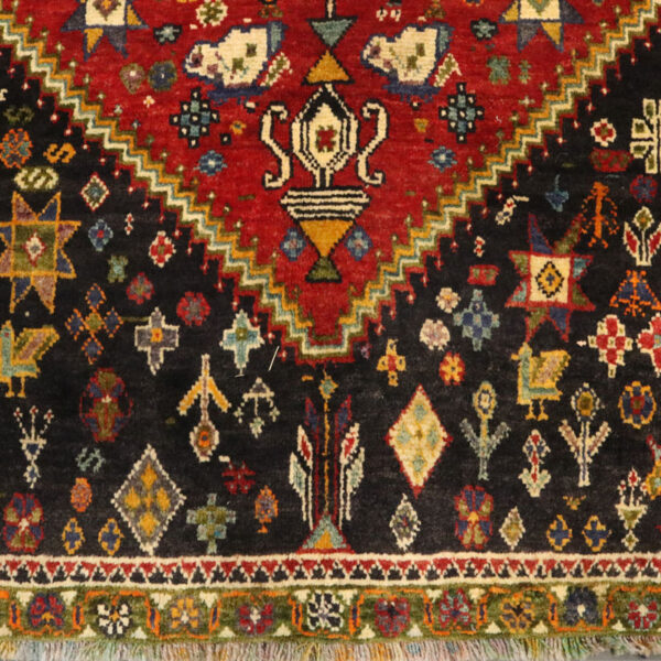قالیچه دستبافت قشقایی (122×235) سانتیمتر-8
