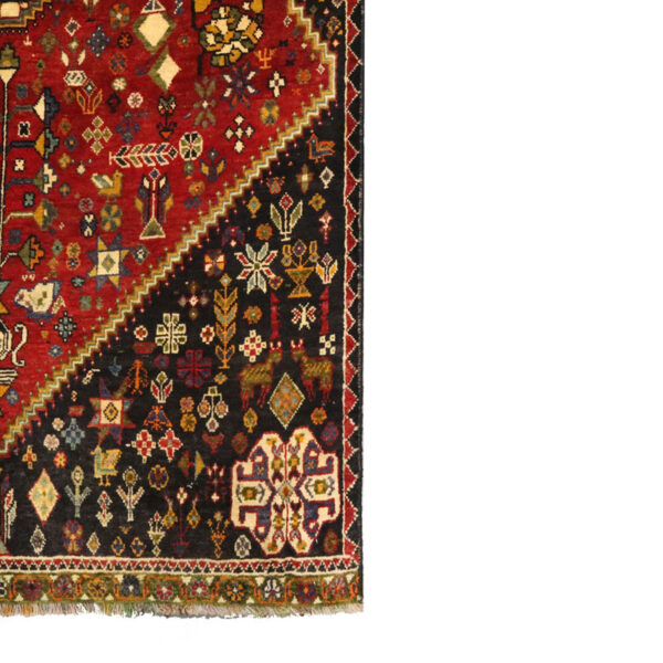 قالیچه دستبافت قشقایی (122×235) سانتیمتر-9