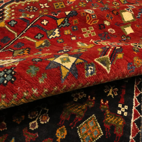 قالیچه دستبافت قشقایی (122×235) سانتیمتر-3