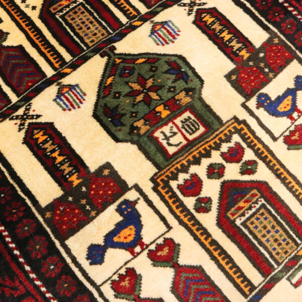 قالیچه دستبافت بلوچ (86×175) سانتیمتر-5